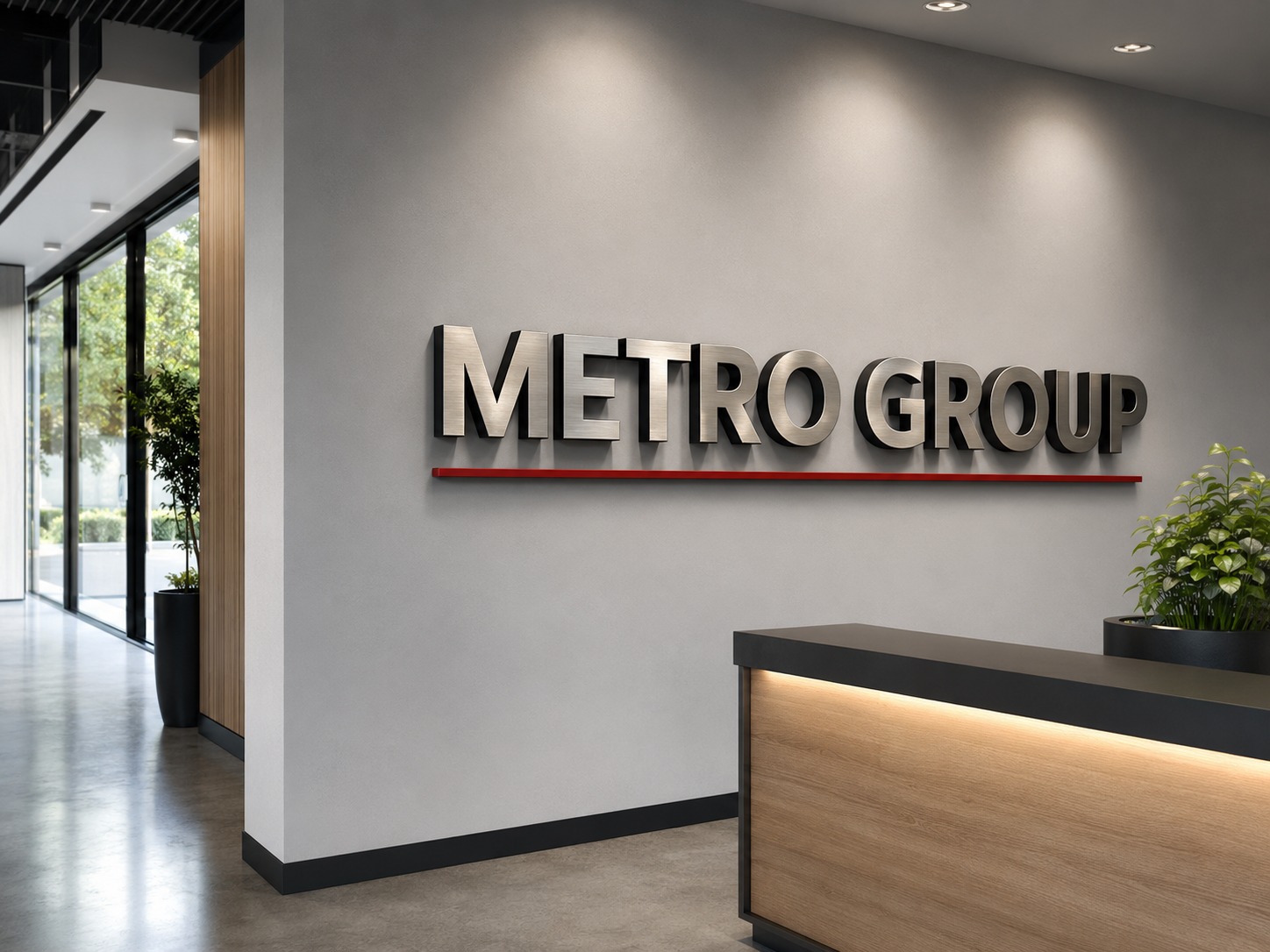 3D lettering 3D lettering Auckland commercial building signage