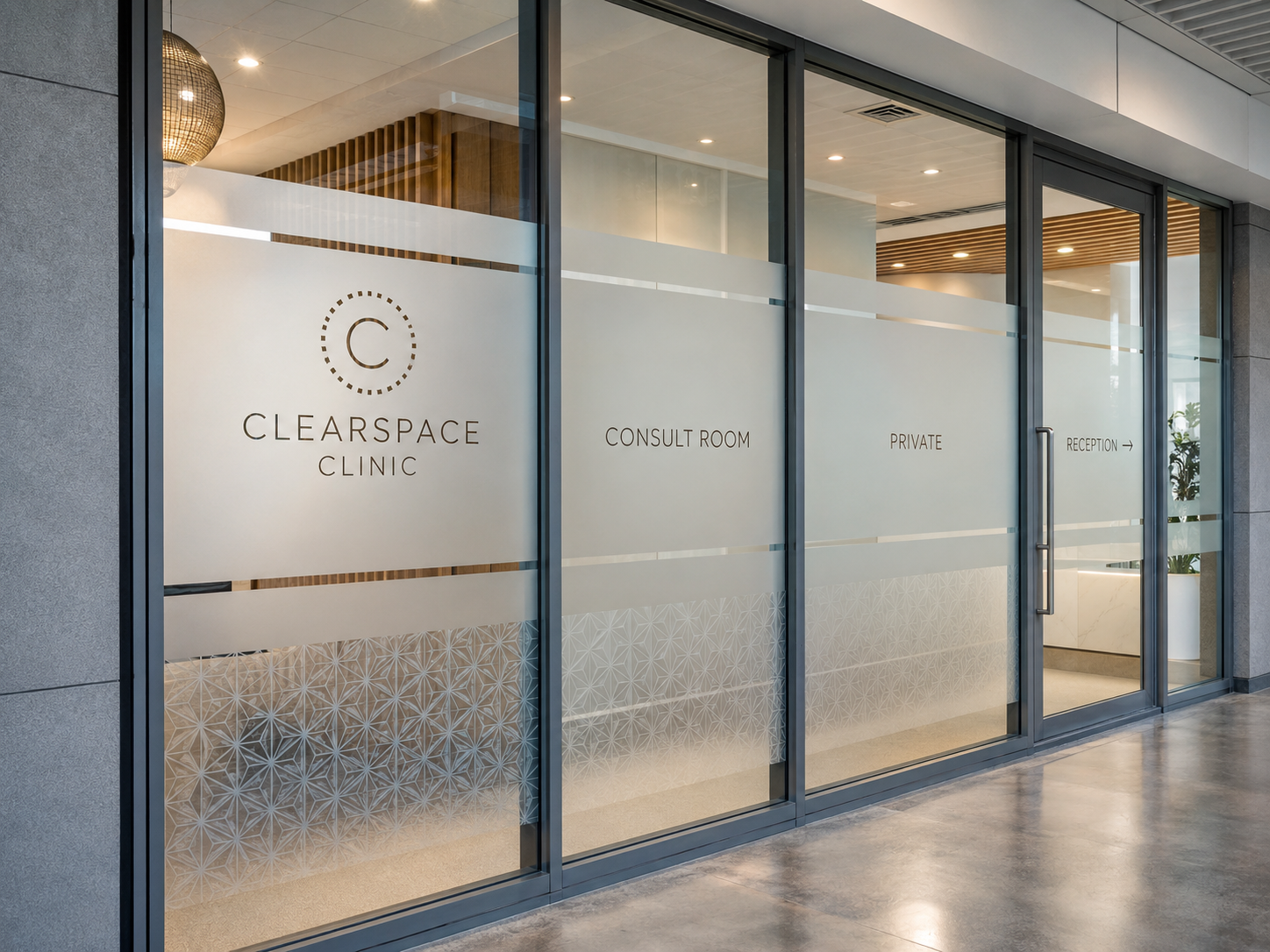 Glass frosting Glass frosting Auckland office privacy film