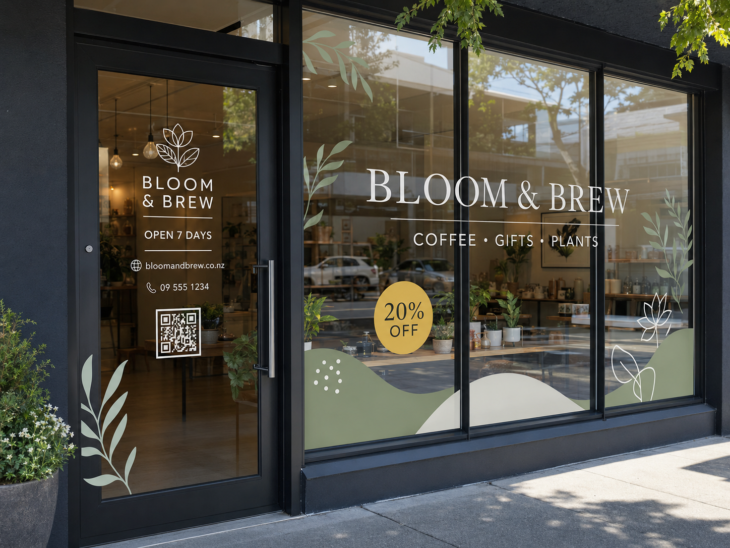 Shop window decals Shop window decals Auckland custom sign writing